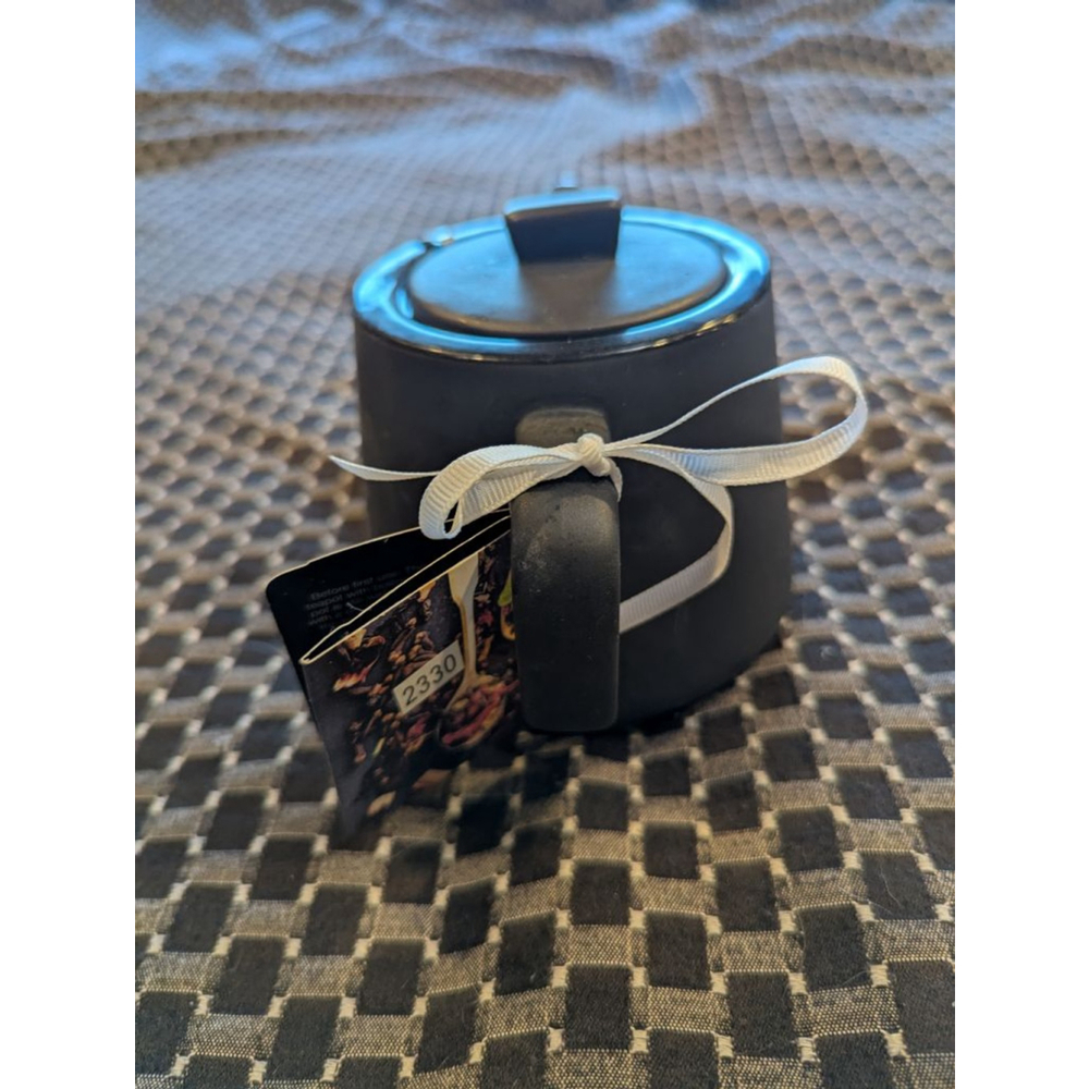 Masterclass Black Teapot with Strainer New with Tags Minimalist - Picture 4 of 15